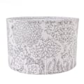 Miniatyrbillede 8 af 8: 2 sæt PVC trommeskærme 11,8 x 11,8 x 7,8 tommer moderne enkel træmønster bordlampe skærm til soveværelse