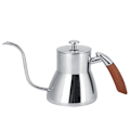 Miniatyrbild 2 av 2: 800ml Silver Rostfritt Stål Kaffe Tekanna Vattenkokare för Hem Kaffebutik Användning
