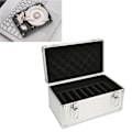 Miniatyrbilde 1 av 8: Harddisk-oppbevaringsboks 14 rom Dobbel beskyttelse Sikkerhetslåsdesign Harddiskveske for 2,5 tommers 3,5 tommers harddisk