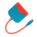 Miniatyrbild 5 av 8: Bärbar TV-dockningsstation 4K USB3.0 PD Snabbladdning 3 i 1 HD Multimedia Interface Adapter Hub Dock för Switch