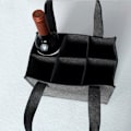 Miniatyrbild 1 av 8: Flaskväska, för 6 flaskor, med avdelare, 24 cm x 16 cm x 26 cm
