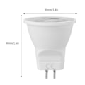 Miniatyrbild 6 av 8: MR11 180LM GU4 LED-lampor AC DC RGBW-stiftbaslampor Bärbar ABS 2W GU4 LED-lampor för hemfestkontor Butik 12-36V