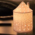 Miniatyrbilde 4 av 5: Räder Light House Large, Tealight Holder House laget av porselen