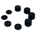 Miniatyrbild 8 av 8: PS4 Controller Skin Grip Cover Case Set Protective Soft