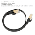 Miniatyrbillede 7 af 8: Cat 8 Ethernet-kabel 40 Gbps 2000 Mhz RJ45 Han-interface 0,5 meter/19,7 tommer Ethernet-ledning til PS5 til router