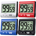 Miniatyrbild 1 av 8: Magnetiska digitala timers för läxor, högljudd tyst omkopplare stor LCD-skärm digital timer, infällbart stöd för flera installationssätt
