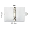 Miniatyrbillede 2 af 6: 2 stk. A5/A6 ringbindomslag, ringbind journal ringbind regnbue