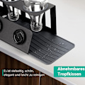 Miniatyrbilde 3 av 5: Rustfritt stål svart tørkestativ, oppvaskkurv, for kjøkken, hjem
