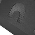 Miniatyrbilde 1 av 8: Universal 4-hulls brusflaske avløpsstativ tørkestativ oppvaskstativ holder med pute for SodastreamBlack