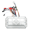 Miniatyrbillede 5 af 8: 3-Mode Sinus Børsteløs Controller med LCD Display Kit 48/60V 1000W Varmeafledning til Elcykel