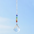 Miniatyrbillede 3 af 5: Regnbue Krystal Prisme Kugle Chakra Farver Strand Design