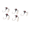 Miniatyrbillede 4 af 8: 25 stk. fiskeblink med spinner 1,75 g fiskeagn i højkvalitets kulstofstål til udendørs fiskeri