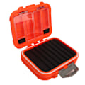 Miniatyrbillede 2 af 8: Fiskegrejæsker Fortykkede Multifunktionelle Dobbeltåbning 4 Sidede Stødsikre Forseglede Vandtætte Fiskefoderbakke Orange