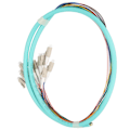 Miniatyrbilde 6 av 8: Fiberoptisk kabel 12 tråder keramisk ferrule lav innsettingsdemping single mode optisk fiber patchkabel for instrumentering