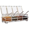 Miniatyrbild 1 av 5: Klar Kryddförvaringsset, Akryl Kryddboxset För Elegant Köksorganisation, Transparent Design För Enkel Identifiering Av Kryddor