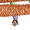 Miniatyrbild 3 av 8: Färgglad papegoja majs tuggleksak, bitresistent papegojburleksaker för klättring och utforskning