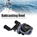 Miniatyrbild 4 av 8: Baitcasting-rulle Fiske Rulle Hjul 7.2:1 Förhållande 18+1BB med Mikrotrådskopp Dubbla Bromssystem för Alla Vatten (Högerhänt)