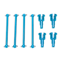Pikkukuva 2 / 8: 4 kpl Metalliset koiranluun differentiaalinivelkupit WLtoys A959 A949 A969 A979 1/18 RC-auton osiin Sininen
