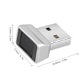 Miniatyrbillede 6 af 8: USB fingeraftrykslæser lille bærbar 0,5S 360° detektion computer USB fingeraftrykslogger til Windows10 11 til pc bærbar