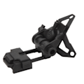 Miniatyrbillede 2 af 8: Nattesynshjelm Montering Foldbar Justerbar Enkel Betjening Bred Kompatibilitet Nylon NVG Montering til PVS15 PVS18 GPNVG18 Sort