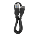Pikkukuva 1 / 2: 2,5 tuuman USB3.0 SATA3.0 nopea 6 Gbps:n mobiili kiintolevy kotelo tukee 6 Tt:n UASP-kiihtyvyyttä (musta)