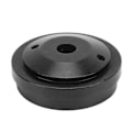 Miniatyrbillede 4 af 8: Cykelcomputerholder CNC Anode 28,6mm forgaffeldiameter 304 rustfrit stål skruer cykelstam headset cover mount sort