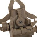 Miniatyrbillede 4 af 8: Nattesynshjelm Montering Foldbar Justerbar Enkel Betjening Bred Kompatibilitet Nylon NVG Montering til PVS15 PVS18 GPNVG18 Tan