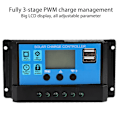 Miniatyrbillede 6 af 8: 60A 12V 24V Auto Solar Charge Controller PWM Controller(60A)