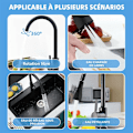 Miniatyrbild 4 av 4: Köksblandare Sprayer Huvud i Teknisk Plast, Universell Passform för Sömlös Integration