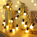 Miniatyrbild 8 av 8: 2 Set Globe String Dekorativ Ljus Inomhus LED Ornamental String Fairy Festival Ljus