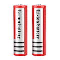 Miniatyrbillede 2 af 2: 2 stk. 18650 3,7V genopladeligt batteri med stor kapacitet til lommelygte bærbar computer multifunktionel