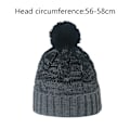 Miniatyrbillede 2 af 5: Bobble Hat til kvinder Vinter Beanie Huer Thermo Foret