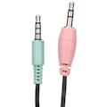 Pikkukuva 7 / 8: Peliheadset, langallinen, mukava, monitoiminen, monivärinen RGB-kuuloke, jossa kaikille suunnille suunnattu mikrofoni, musta