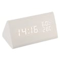 Miniatyrbild 1 av 5: Digital träväckarklocka, USB-driven sängklocka med LED-display