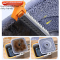 Miniatyrbilde 3 av 6: Mop for Late Hjemme - Håndfri Mopping Artifact - Rengjøring og Skitt Separasjon - Automatisk Roterende Mop - Flat Mop - Rengjøringsmop