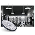 Pikkukuva 3 / 5: 100W UFO LED -korkeavalaisin 6500K kylmä valkoinen LED -korkeavalaisin kauppaan, autotalliin, navettaan, varastoon