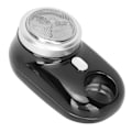 Miniatyrbillede 3 af 8: Mini skægtrimmer IPX7 USB genopladelig lomme bærbar skægtrimmer til rejsegave til far mand sort