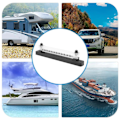 Miniatyrbilde 8 av 8: 12 Terminal Bus Bar 150A BusBar Block med Transparent Deksel for Bil Båt Marine Caravan RV