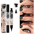 Miniatyrbilde 2 av 5: Eyeliner-stempel, flytende eyeliner-stempel, vinge eyeliner-stempel, vanntett vinge eyeliner, dobbel spiss, langvarig ikke-svimmel