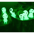 Miniatyrbillede 5 af 5: Miniature Glow-in-the-Dark Spøgelseskit til Mikrolandskabs Have Dekoration Udendørs Status Have Græs Have Kit (10 Grøn)