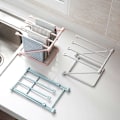 Miniatyrbilde 4 av 4: Vertikal Oppvaskklut Stativ: Kompakt Oppbevaring for Håndklær og Oppvaskkluter