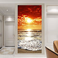 Pikkukuva 3 / 4: StyleP 77x200cm 3D Ovi Tarra Viinikellari Kuva Tapetit Trompe l'oeil Seinätarrat PVC Vedenkestävä Tapetit Makuuhuoneen Kylpyhuoneen Keittiön Koristelu D