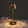 Miniatyrbilde 3 av 5: LED skrivebordslampe Retro Enkel Kordløs Design Trinnløs Dimming Berøringsbordlampe for Soverom Barer Restauranter Gull