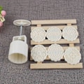 Miniatyrbillede 4 af 4: PIAO Månekakeform med 6 Stempler DIY Bageværktøj