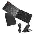 Mini Bluetooth-tangentbord Bärbart hopfällbart trådlöst tangentbord för IOS/Android/surfplatta mobiltelefon tangentbord