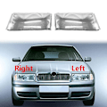 Pikkukuva 3 / 5: Skoda Octavia 2001 2002 2003 2004 Vasenpuoleinen Etuvalon Kotelo Lamppuvarjostin Läpinäkyvä Linssin Peite Etuvalon Peite