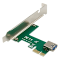 Pikkukuva 5 / 5: PCI-Express - PCI-sovitinkortti PCIe - Pci-paikka laajennuskortti 4-napaisella SATA-virtajohdon liittimellä PC:lle