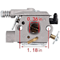 Miniatyrbillede 3 af 5: Forgaser til Echo Echo Cs-3000 Cs-3400 Kædesav Walbro Wt589