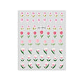 Miniatyrbild 1 av 5: Dhrs Flowers Nagelsticker Dekaler, Nagel Vår Tulpanblommor Blommor Blad 3d Självhäftande Design Manikyr Tips