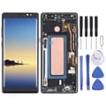 För Samsung Galaxy Note 8 SM-N950 TFT Material LCD-skärm Digitizer Fullständig montering med ram (svart)
